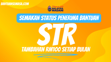 Semakan Status Penerima Bantuan Tambahan STR RM100 Setiap Bulan