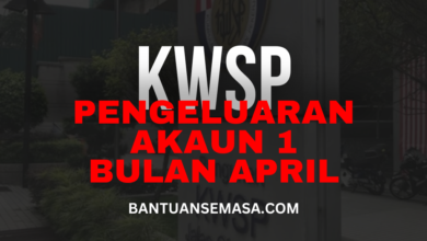 Pengeluaran Akaun 1 KWSP Yang Dibenarkan April Ini