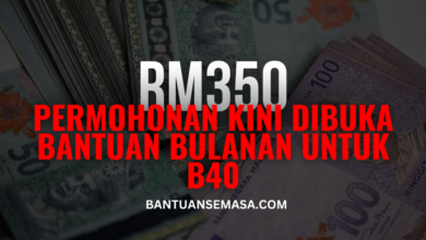 Semak Bantuan Tunai Bulanan RM350 Untuk B40