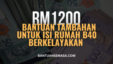 Kategori B40 Yang Akan Menerima Bantuan RM1200